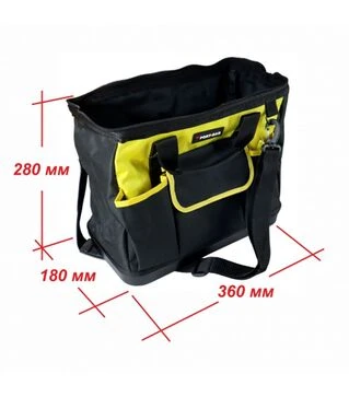 Сумка для инструментов STARK, 9 карманов, пластиковое дно (100003034)