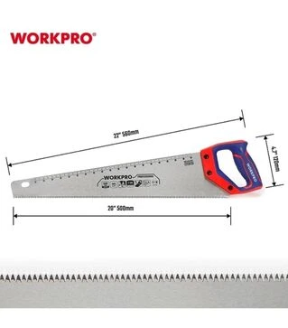 Ножовка WORKPRO SK5 PRO, 500 мм (WP215007)