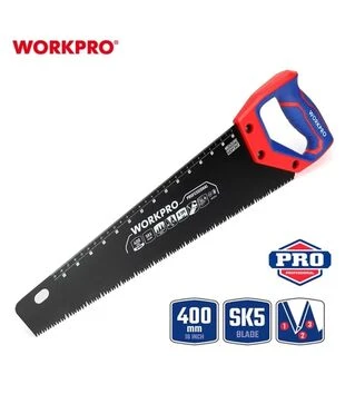 Ножовка WORKPRO PRO PLUS, 400 мм, с тефлоновым покрытием (WP215013)