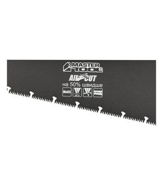 Ножовка столярная Mastertool BLACK ALLIGATOR MAX CUT, 400 мм, с тефлоновым покрытием (14-2440)