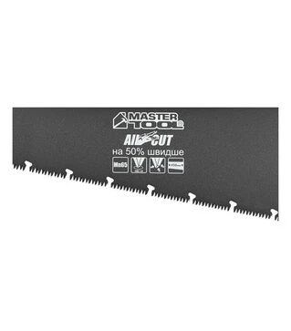 Ножовка столярная Mastertool BLACK ALLIGATOR MAX CUT, 450 мм, с тефлоновым покрытием (14-2445)