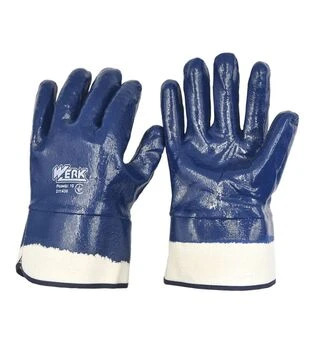 Перчатки трикотажные WERK 211430 с тройным нитриловым покрытием (131207)