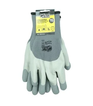 Рукавички WERK WE2161H з латексним покриттям, утеплені (136591)