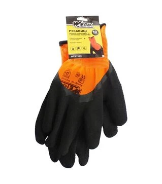 Рукавички WERK WE2135Н з латексним покриттям (70046)