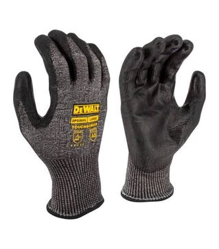 Перчатки DeWalt с высокой стойкостью к порезам и чувствительностью к сенсорному экрану, размер L/9 (DPG860L)
