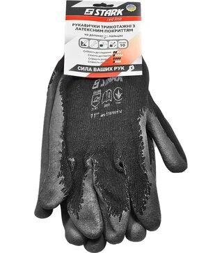Перчатки STARK с латексным покрытием, размер 10 (510701910)