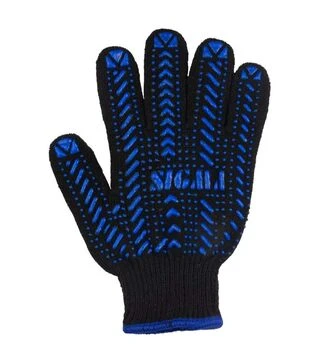 Перчатки трикотажные Sigma Актив с точечным покрытием ПВХ, размер 10, 12 пар (9442471)
