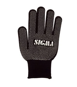 Перчатки трикотажные Sigma Микроточкаи, с точечным ПВХ покрытием, размер 8, 12 пар (9442941)
