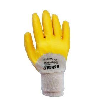 Рукавички трикотажні Sigma з частковим нітриловим покриттям, розмір 10, 120 пар (9443451)