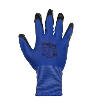 Рукавички трикотажні Sigma з частковим нітриловим покриттям, розмір 10, 12 пар (9443541)