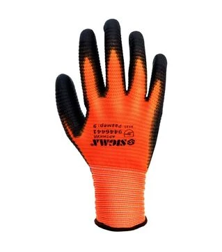 Перчатки трикотажные Sigma с частичным ПУ покрытием, размер 9 (9446441)