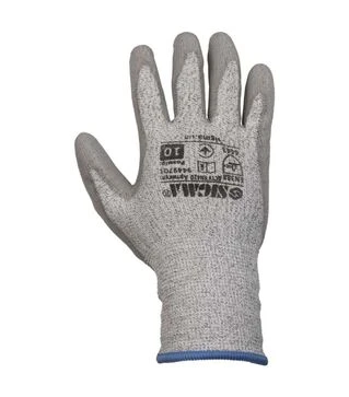 Перчатки антипорез Sigma с частичным ПУ покрытием (9449701)