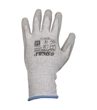 Перчатки антипорез Sigma с частичным ПУ покрытием (9449701)