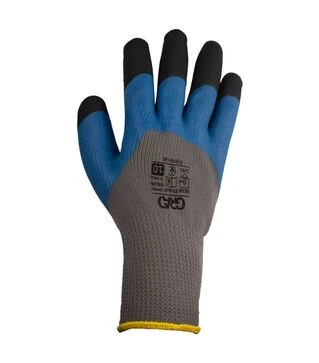 Перчатки трикотажные Grad утепленные, с частичным латексным покрытием, размер 10, 12 пар (9445745)