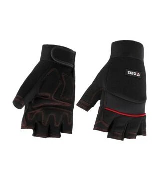 Перчатки защитные беспалые YATO, размер 11 (YT-746600)