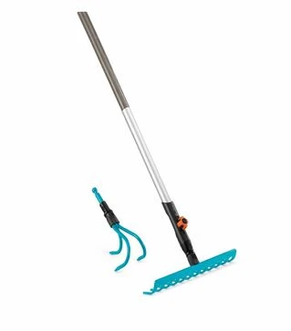 Комплект GARDENA Combisystem: граблі 30 см + розпушувач 9 см + ручка 130 см (03004-20.000.00)