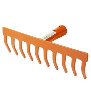Граблі садові Grad прямі 10 зубців 240&times;83мм зі зварним кріпленням (5051785)