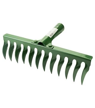 Грабли садовые Grad крученые 12 зубцов 320×82мм с заклепочной крепью (5051915)