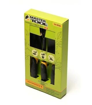 Набор садового инструмента MASTERTOOL Garden TPR, 3 шт (14-6155)