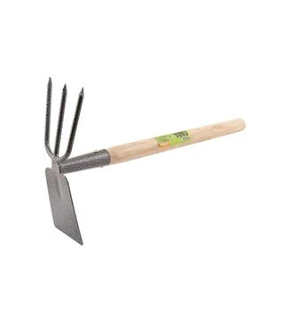 Сапа садовая MASTERTOOL &quot;Нептун&quot; 380х190х70 мм с удлиненной деревянной ручкой (14-6194)