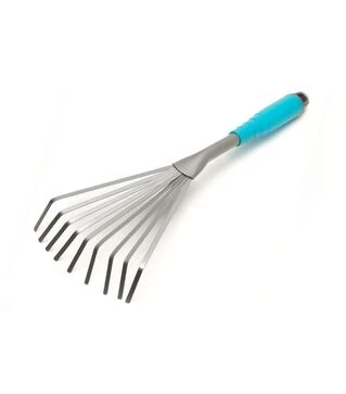 Граблі садові MASTERTOOL 400х135 мм з пластиковою ручкою (14-6184)