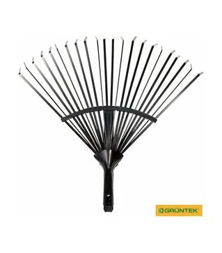 Граблі віялові GRUNTEK RS-31/47 сталеві регульовані, без ручки (295310470)