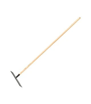 Грабли Fiskars Solid с деревянной ручкой, 16 зубцов (1011600)