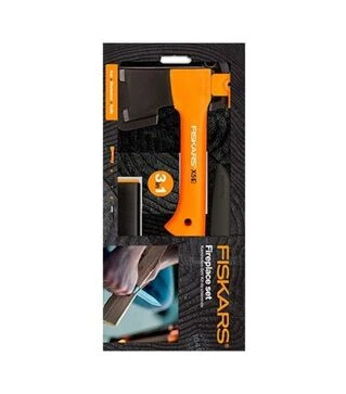 Подарунковий набір Fiskars: сокира X5 XXS+ ніж + точила (1057913)