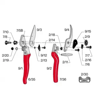Ріжуче лезо 9/3 для секаторів Felco 9, 10