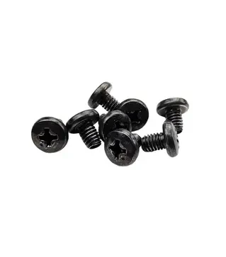 Винт 4х6 мм черный, для садовых степлеров Max HT-R1/B1/R45C, №15, 8 шт.