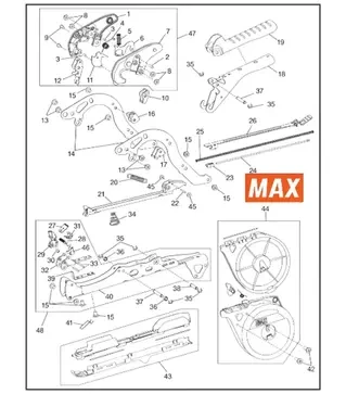 Пружина для садових степлерів Max HT-R1/B1/R45C, №41 (HT11603)