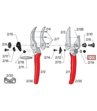 Амортизатор для секаторов Felco 2/20