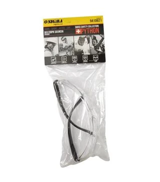 Окуляри захисні Sigma Python anti-scratch, прозорі (9410621)