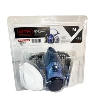 Напівмаска GTM 7500 з фільтрами ABEK1, розмір М (7500ABEK1-KIT)