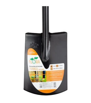 Лопата штыковая Flora прямоугольная с металлической ручкой 290&times;195&times;1170мм, 2,0кг (5045404)
