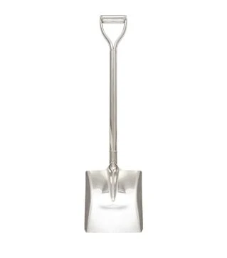 Лопата совковая MASTERTOOL 255х303х970 мм из нержавеющей стали, с древком (14-6275)