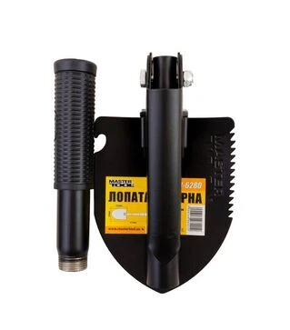 Лопата складная MASTERTOOL 95х125х415 мм, с чехлом (14-6280)