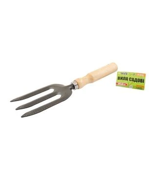Вила садові MASTERTOOL 265х80 мм з дерев'яною ручкою (14-6192)