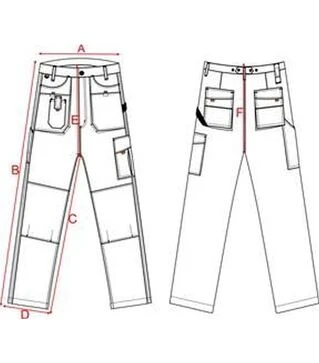 Штани робочі Tolsen, розмір 3XL (45221)