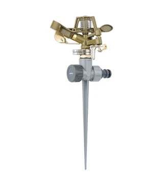 Дождеватель импульсный Flora на металлическом колочке BRASS+AL (5013224)
