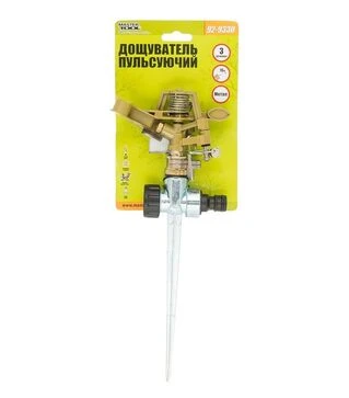 Зрошувач для поливу MASTERTOOL імпульсний, 1/2&quot;, 16 м, на ніжці (92-9330)