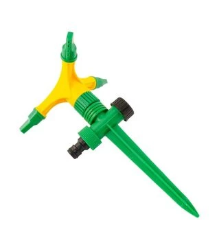 Зрошувач для поливу MASTERTOOL обертовий 3-ріжковий, 1/2&quot;, 12 м, на ніжці (92-9322)