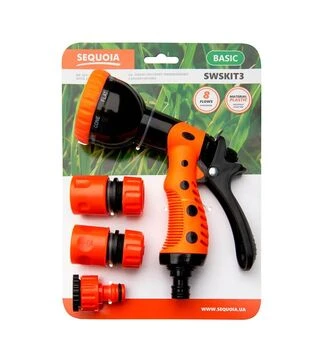 Пістолет для поливу SEQUOIA, 8-режимний (SWSKIT3)