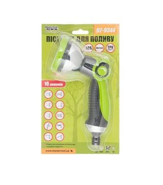 Пістолет для поливу MASTERTOOL JET LINE 1/2&quot;, 10 режимів (92-9344)