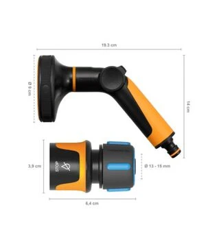Пістолет-розпилювач Fiskars + конектор для шланга (1065492)