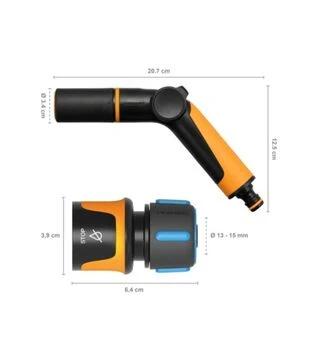 Пістолет-розпилювач регульований Fiskars + конектор для шланга (1065493)