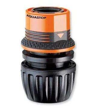 Коннектор Claber Ergogrip 1/2&quot;-3/4&quot; для поливочного шланга с системой аквастоп (85490000)