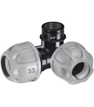 Трійник кутовий Claber ПЕ 25*1/2В (904270000)