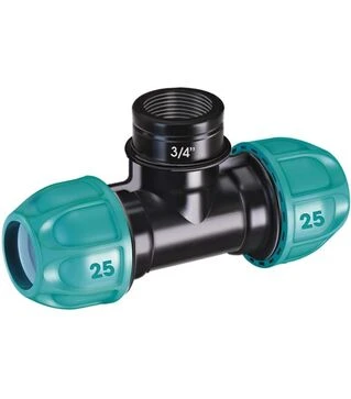 Тройник Claber ПЭ 25*3/4В (904180000)
