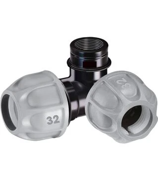 Трійник кутовий Claber ПЕ 32*3/4В (904260000)